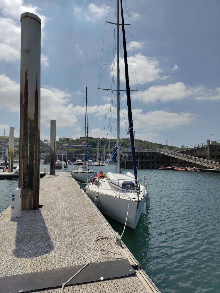 Retour au port de Dielette