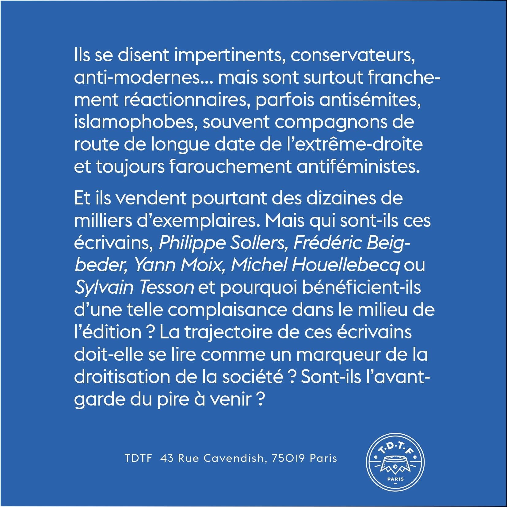 Littérature réactionnaire