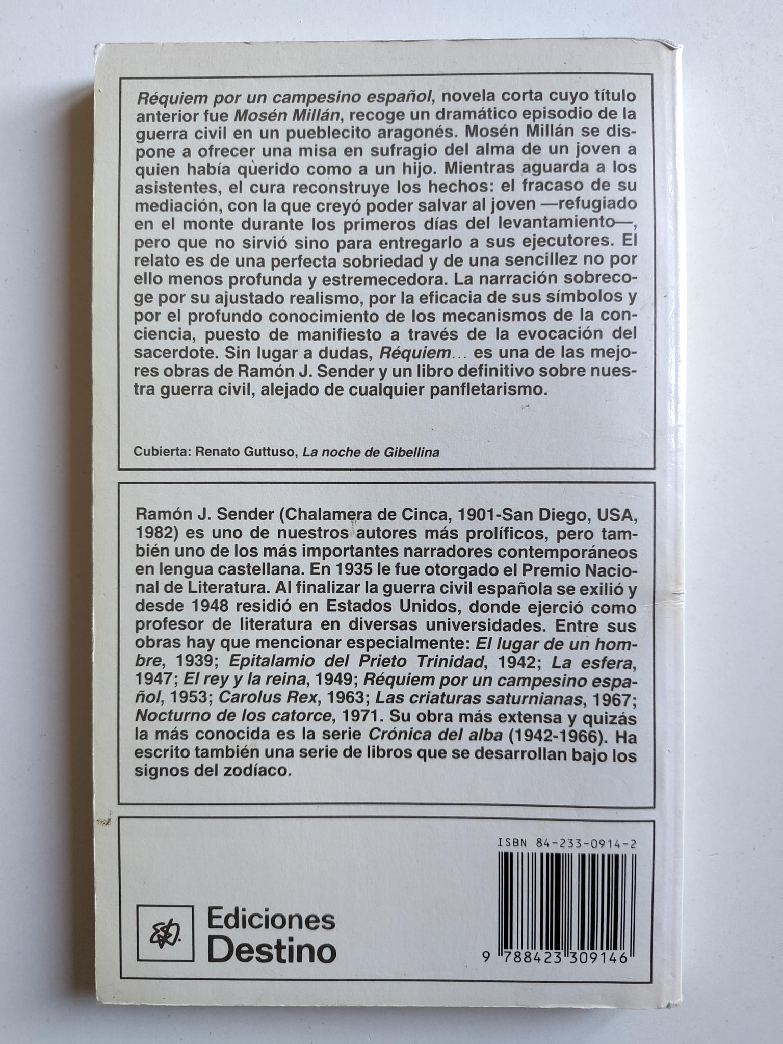 Requiem por un campesino Espanol